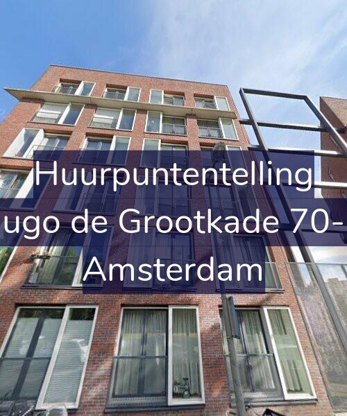 Foto gevel Huurpuntentelling voor Hugo de Grootkade 70-D, Amsterdam