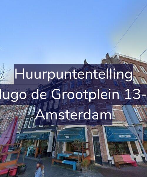 Foto gevel Huurpuntentelling voor Hugo de Grootplein 13-1, Amsterdam