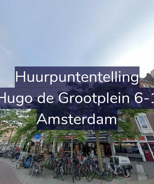 Foto gevel Huurpuntentelling voor Hugo de Grootplein 6-1, Amsterdam