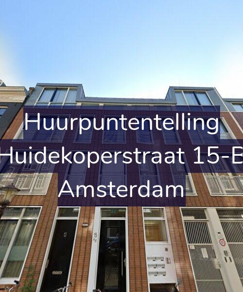 Foto gevel Huurpuntentelling voor Huidekoperstraat 15-B, Amsterdam