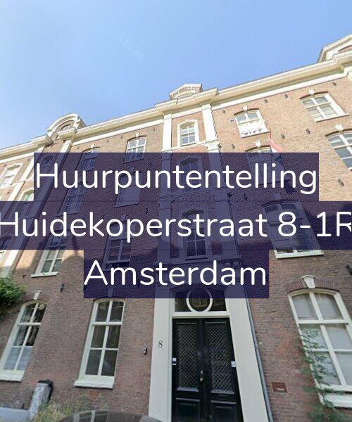 Foto gevel Huurpuntentelling voor Huidekoperstraat 8-1R, Amsterdam