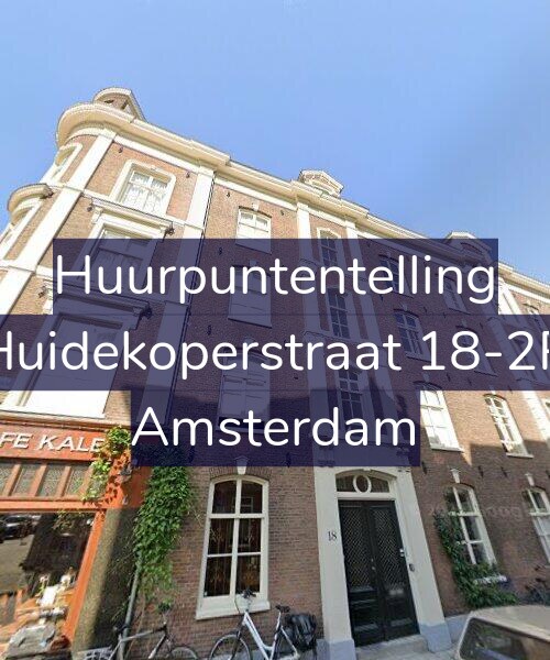 Foto gevel Huurpuntentelling voor Huidekoperstraat 18-2R, Amsterdam