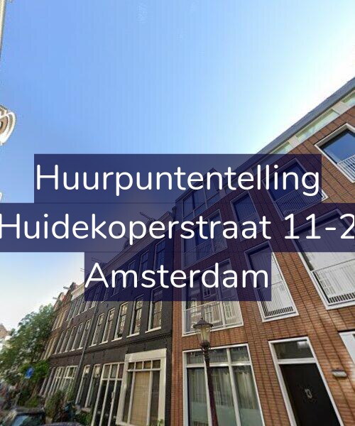 Foto gevel Huurpuntentelling voor Huidekoperstraat 11-2, Amsterdam
