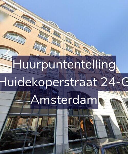 Foto gevel Huurpuntentelling voor Huidekoperstraat 24-G, Amsterdam