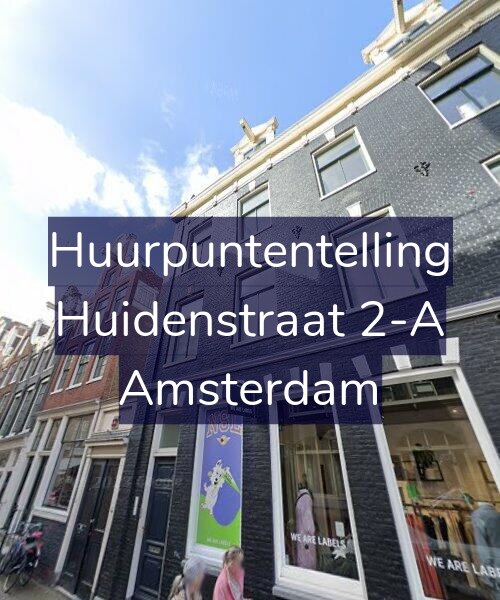 Foto gevel Huurpuntentelling voor Huidenstraat 2-A, Amsterdam