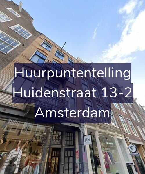 Foto gevel Huurpuntentelling voor Huidenstraat 13-2, Amsterdam