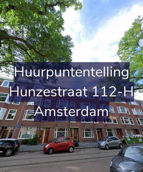 Foto gevel Huurpuntentelling voor Hunzestraat 112-H, Amsterdam