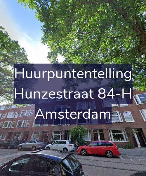 Foto gevel Huurpuntentelling voor Hunzestraat 84-H, Amsterdam