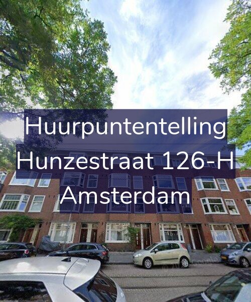 Foto gevel Huurpuntentelling voor Hunzestraat 126-H, Amsterdam