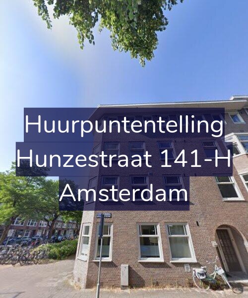 Foto gevel Huurpuntentelling voor Hunzestraat 141-H, Amsterdam