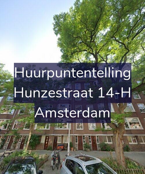 Foto gevel Huurpuntentelling voor Hunzestraat 14-H, Amsterdam