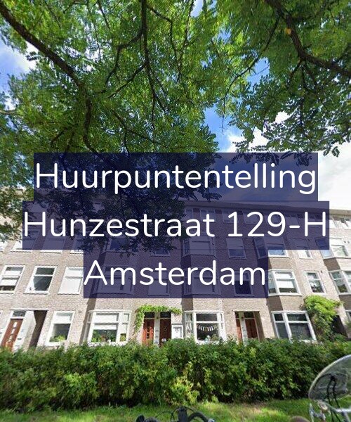Foto gevel Huurpuntentelling voor Hunzestraat 129-H, Amsterdam