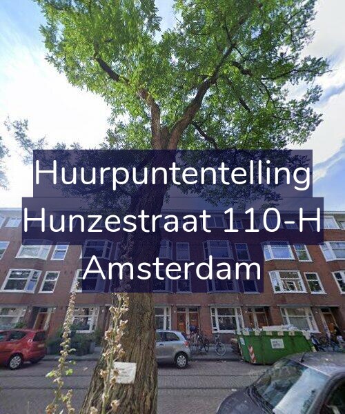 Foto gevel Huurpuntentelling voor Hunzestraat 110-H, Amsterdam