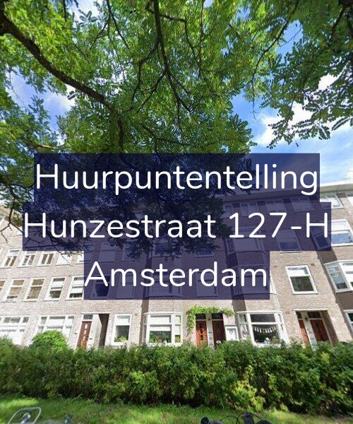 Foto gevel Huurpuntentelling voor Hunzestraat 127-H, Amsterdam