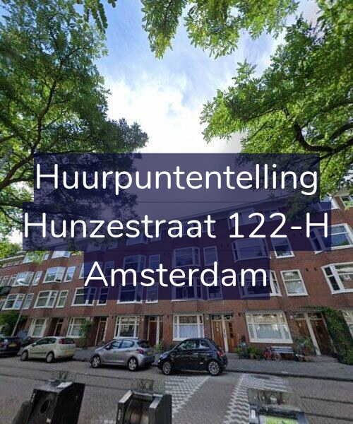 Foto gevel Huurpuntentelling voor Hunzestraat 122-H, Amsterdam