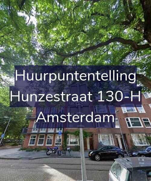 Foto gevel Huurpuntentelling voor Hunzestraat 130-H, Amsterdam