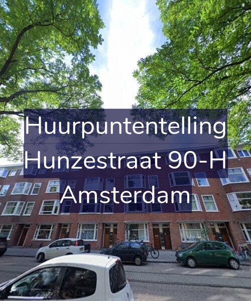 Foto gevel Huurpuntentelling voor Hunzestraat 90-H, Amsterdam