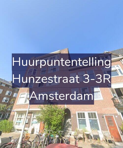 Foto gevel Huurpuntentelling voor Hunzestraat 3-3R, Amsterdam