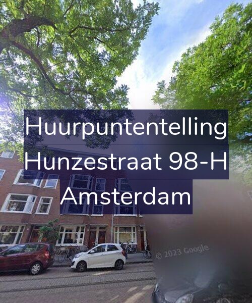 Foto gevel Huurpuntentelling voor Hunzestraat 98-H, Amsterdam