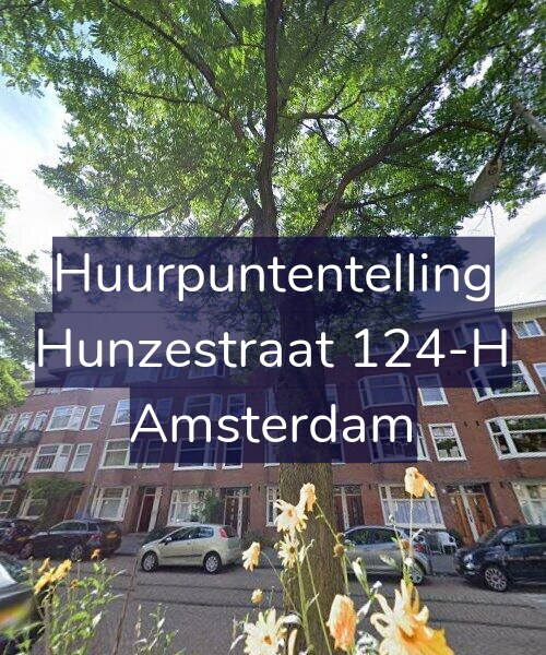 Foto gevel Huurpuntentelling voor Hunzestraat 124-H, Amsterdam
