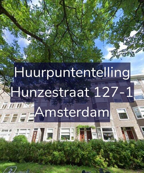 Foto gevel Huurpuntentelling voor Hunzestraat 127-1, Amsterdam