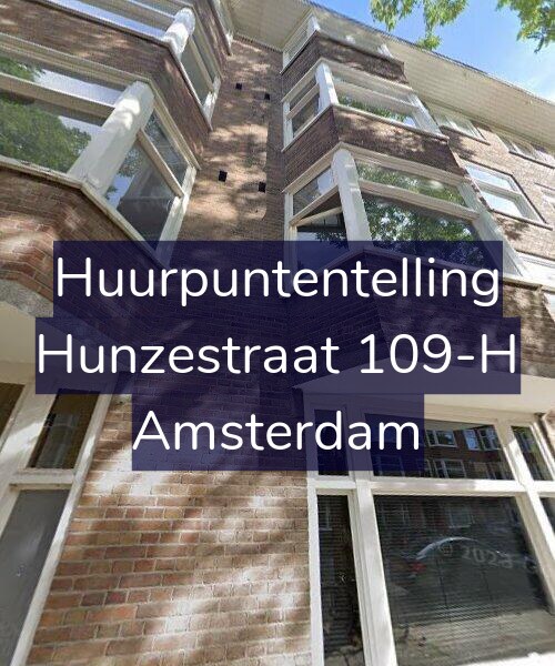 Foto gevel Huurpuntentelling voor Hunzestraat 109-H, Amsterdam