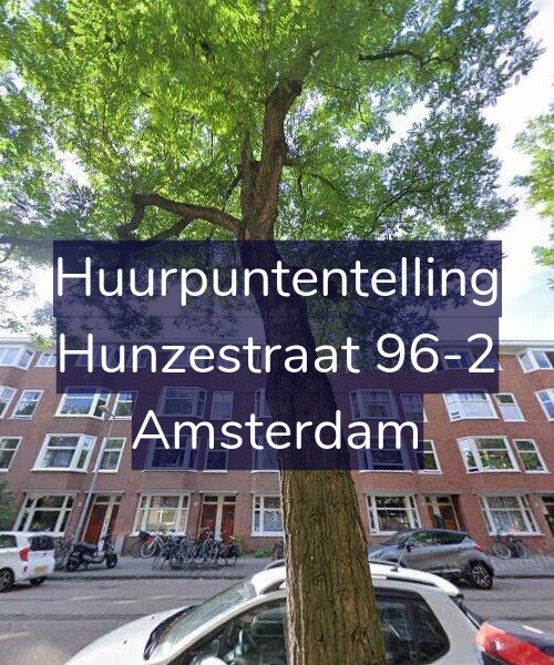 Foto gevel Huurpuntentelling voor Hunzestraat 96-2, Amsterdam