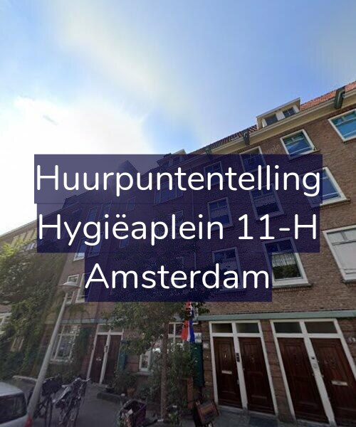 Foto gevel Huurpuntentelling voor Hygiëaplein 11-H, Amsterdam