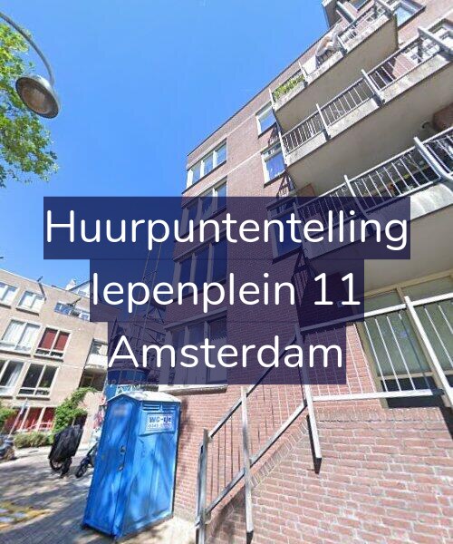 Foto gevel Huurpuntentelling voor Iepenplein 11, Amsterdam