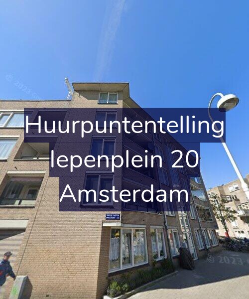 Foto gevel Huurpuntentelling voor Iepenplein 20, Amsterdam