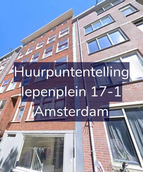 Foto gevel Huurpuntentelling voor Iepenplein 17-1, Amsterdam