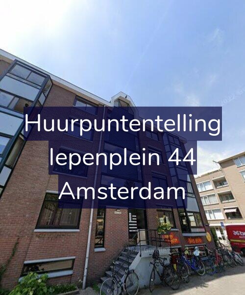 Foto gevel Huurpuntentelling voor Iepenplein 44, Amsterdam