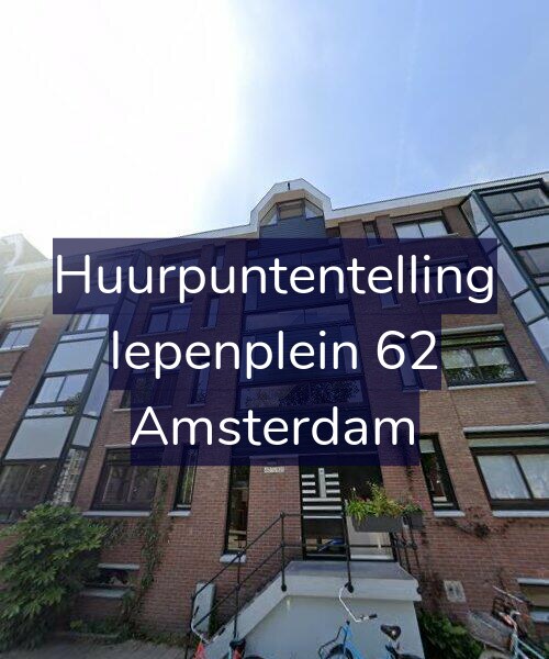 Foto gevel Huurpuntentelling voor Iepenplein 62, Amsterdam