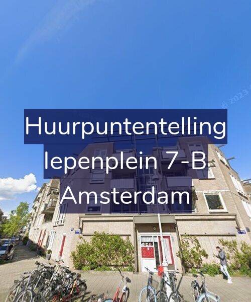 Foto gevel Huurpuntentelling voor Iepenplein 7-B, Amsterdam