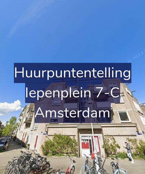 Foto gevel Huurpuntentelling voor Iepenplein 7-C, Amsterdam