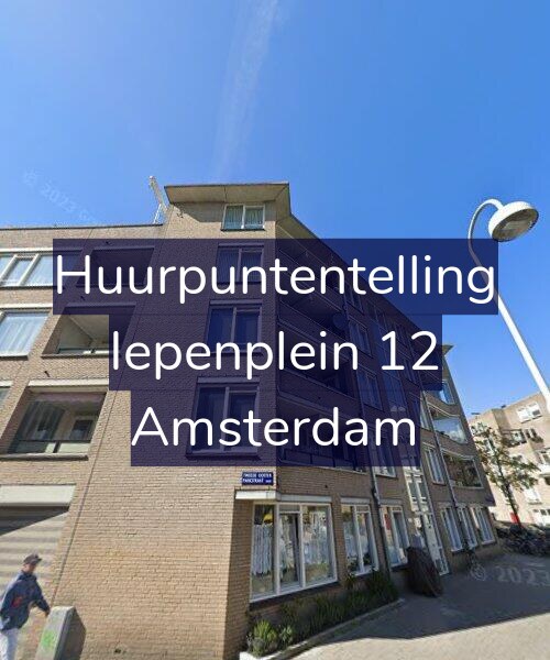 Foto gevel Huurpuntentelling voor Iepenplein 12, Amsterdam