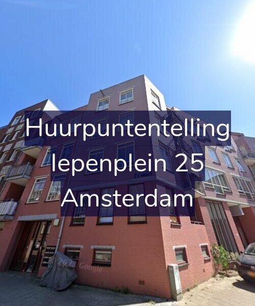 Foto gevel Huurpuntentelling voor Iepenplein 25, Amsterdam