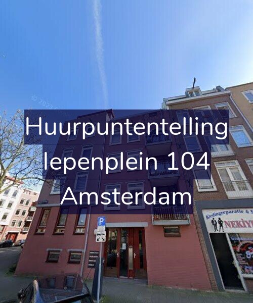 Foto gevel Huurpuntentelling voor Iepenplein 104, Amsterdam