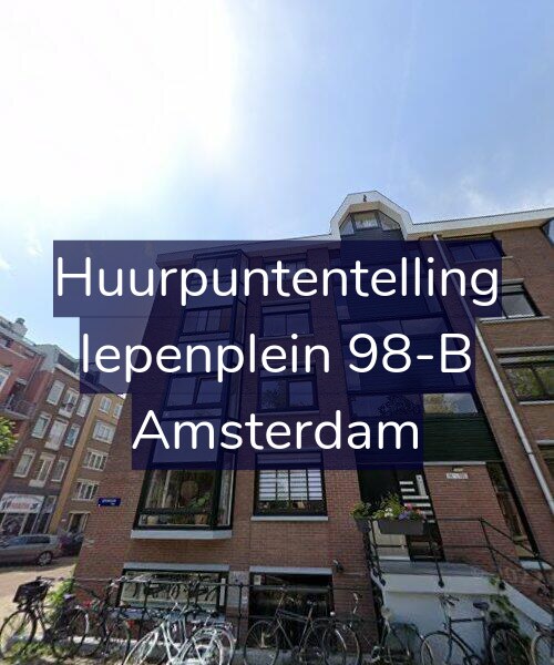 Foto gevel Huurpuntentelling voor Iepenplein 98-B, Amsterdam