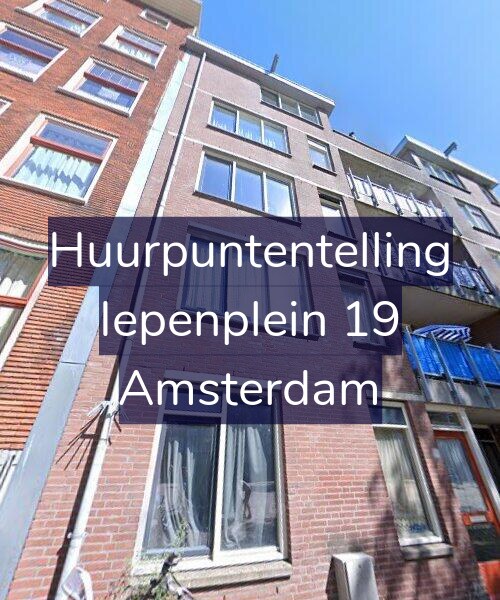 Foto gevel Huurpuntentelling voor Iepenplein 19, Amsterdam