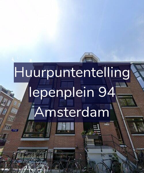 Foto gevel Huurpuntentelling voor Iepenplein 94, Amsterdam