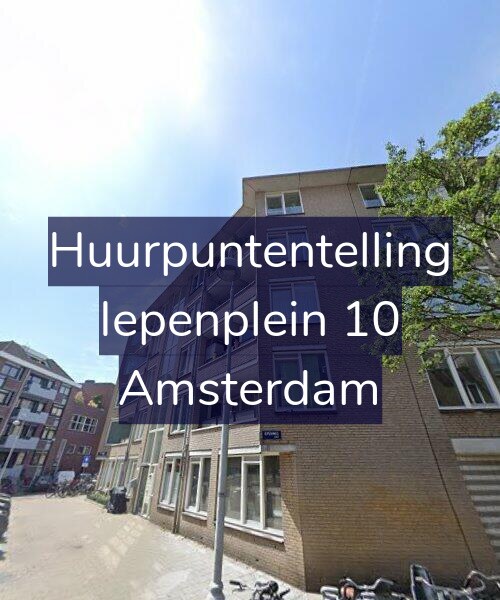 Foto gevel Huurpuntentelling voor Iepenplein 10, Amsterdam