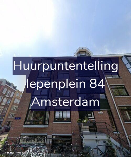 Foto gevel Huurpuntentelling voor Iepenplein 84, Amsterdam