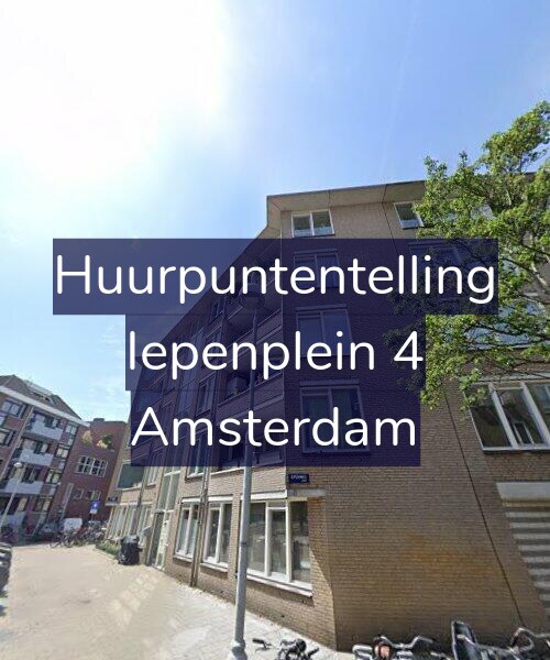 Foto gevel Huurpuntentelling voor Iepenplein 4, Amsterdam