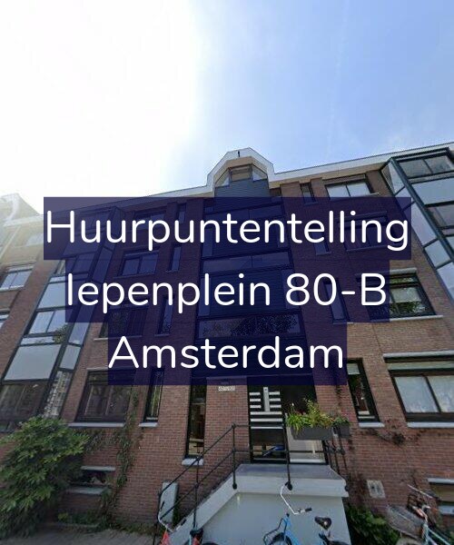 Foto gevel Huurpuntentelling voor Iepenplein 80-B, Amsterdam