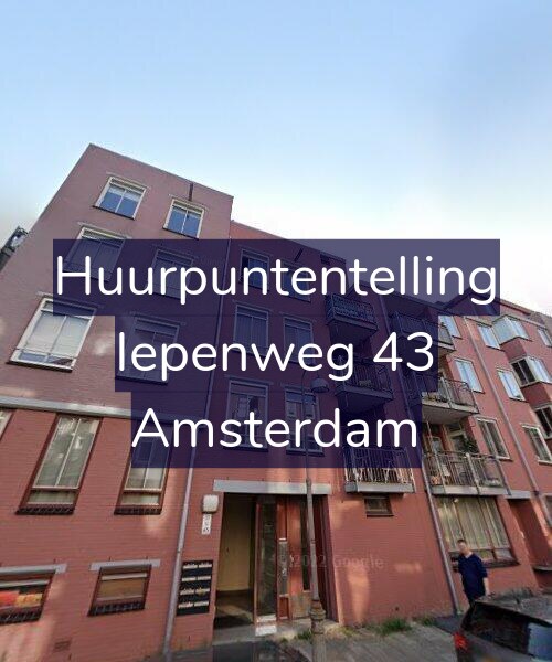 Foto gevel Huurpuntentelling voor Iepenweg 43, Amsterdam