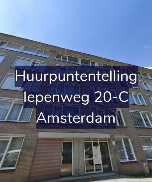 Foto gevel Huurpuntentelling voor Iepenweg 20-C, Amsterdam
