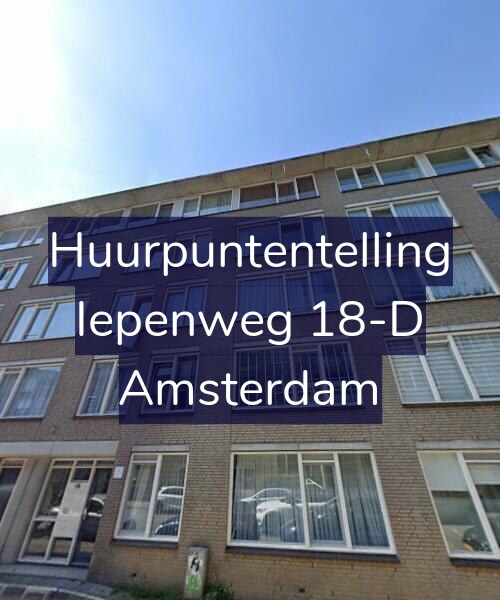 Foto gevel Huurpuntentelling voor Iepenweg 18-D, Amsterdam