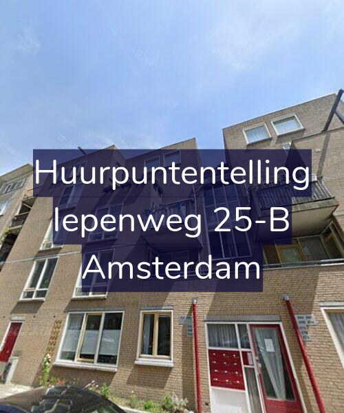 Foto gevel Huurpuntentelling voor Iepenweg 25-B, Amsterdam