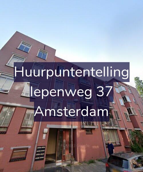 Foto gevel Huurpuntentelling voor Iepenweg 37, Amsterdam
